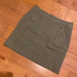 Army Green Loft Mini Skirt